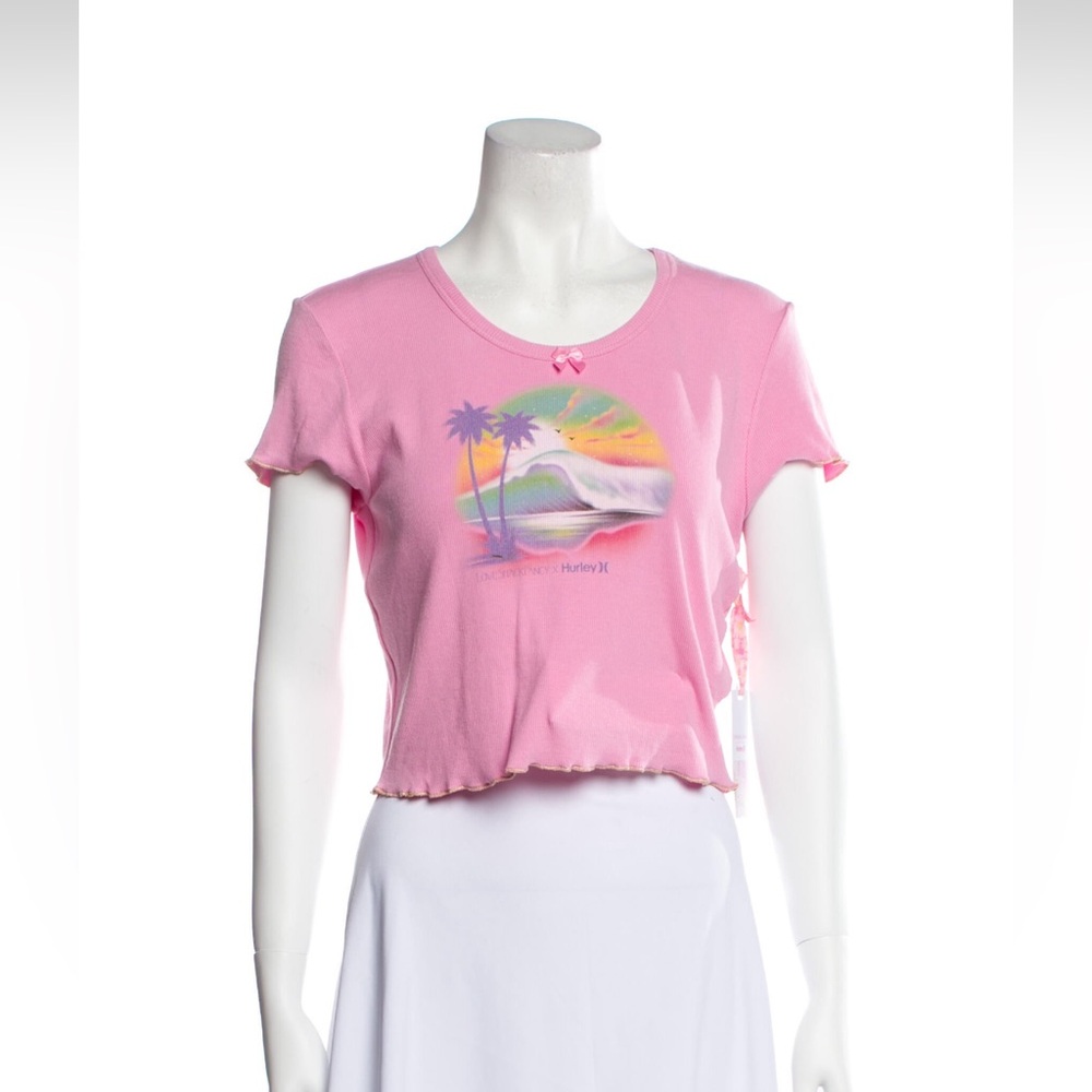 Loveshack Fancy Baby Tee X Hurley Size M- NEVER WORN